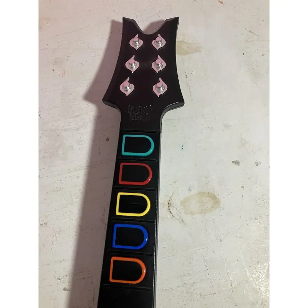 Guitar Hero Warriors of Rock Xbox 360 Wireless Guitar Untested 